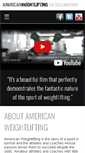 Mobile Screenshot of americanweightlifting.net