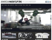 Tablet Screenshot of americanweightlifting.net